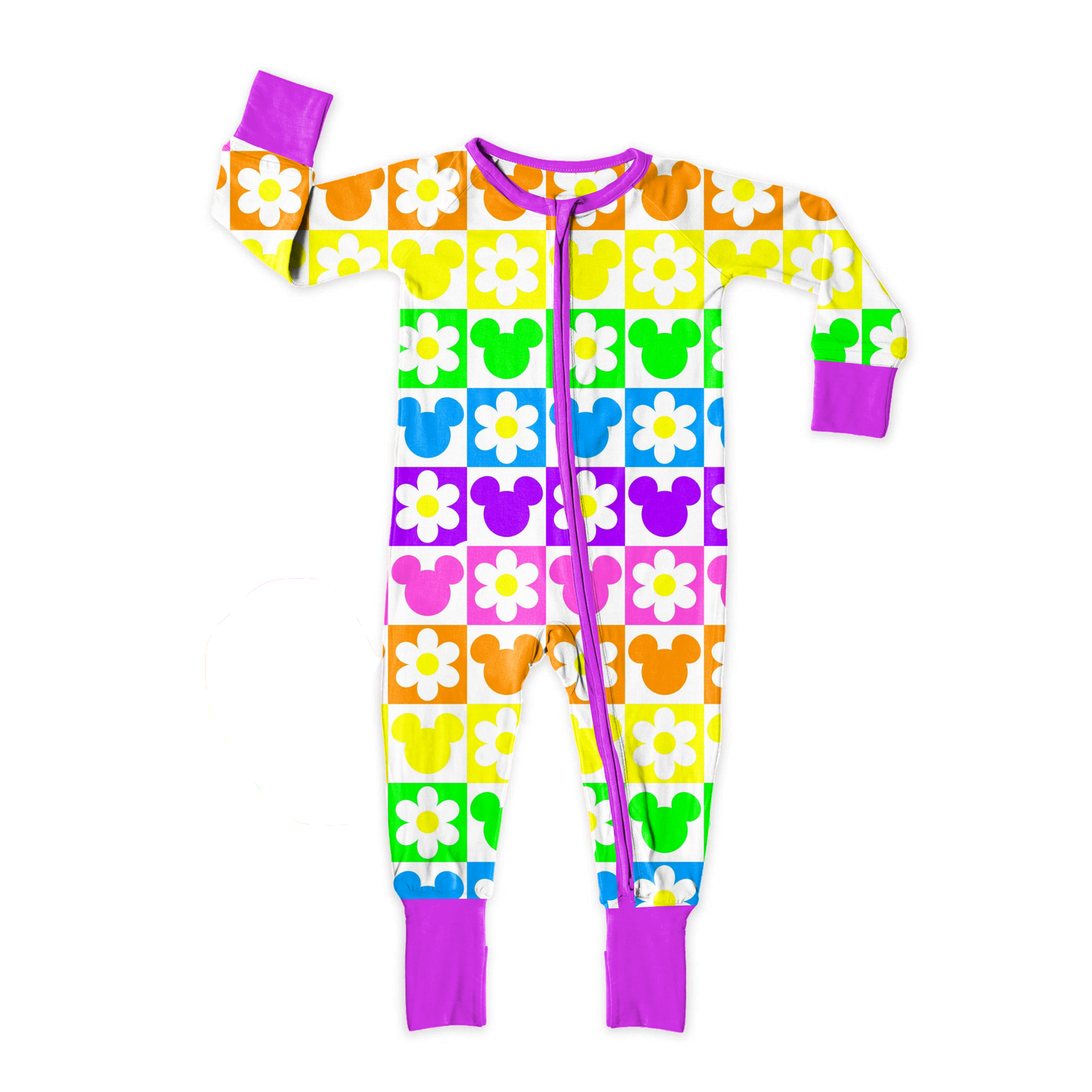 Retro Rainbow Mouse Zipper Sleeper *RTS*