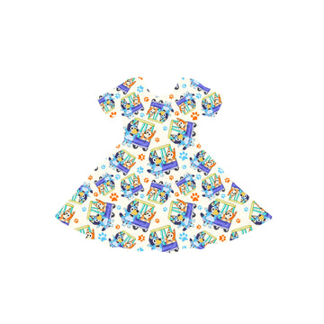 Road Trip Rascals Youth Twirl Dress **PreOrder**
