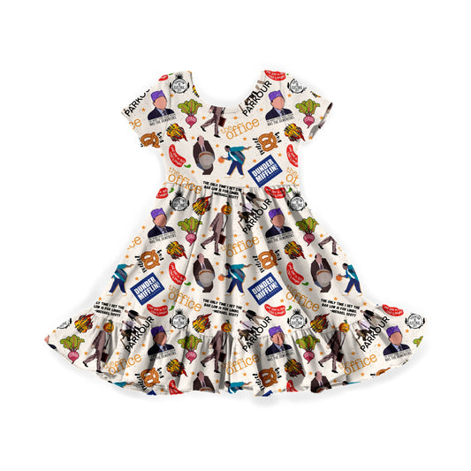 Scranton Slumber Youth Twirl Dress *RTS*