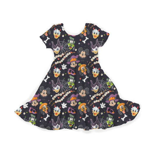 Main Street Mischief Youth Twirl Dress **PreOrder**