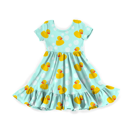 Rubber Ducky Dreams Youth Twirl Dress *RTS*