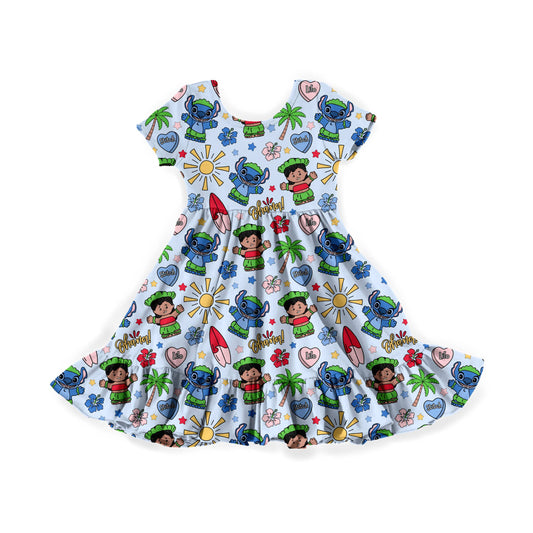 Island Ohana Littles Youth Twirl Dress *RTS*