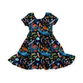 Deep Blue Darlings Youth Twirl Dress *RTS*