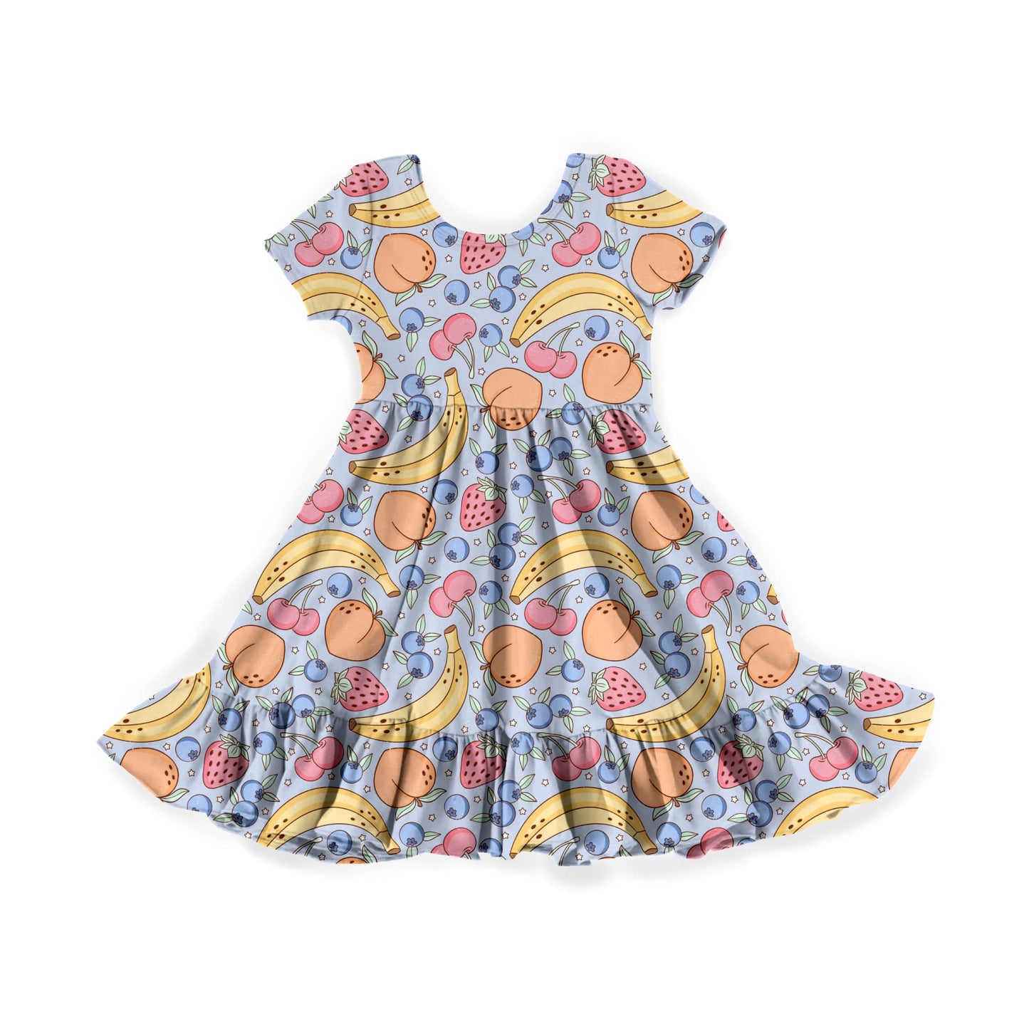 Sweet Little Fruits Youth Twirl Dress *RTS*