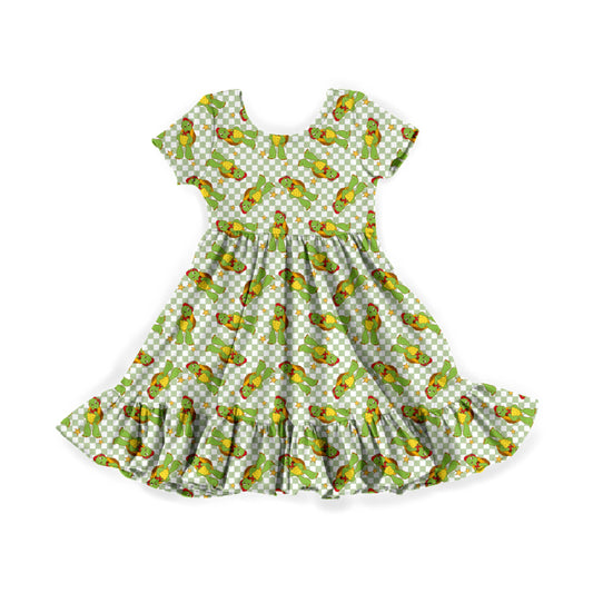 Little Green Adventures Youth Twirl Dress *RTS*