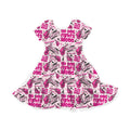 Breast Cancer Awareness Youth Twirl Dress **PreOrder**