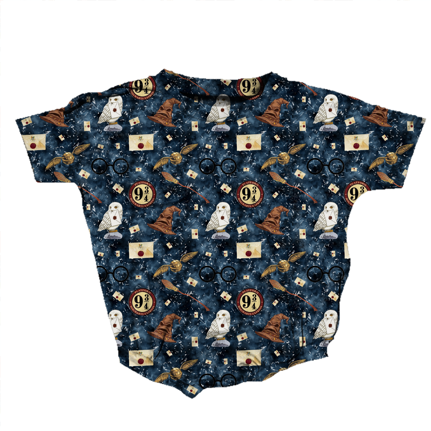 Mischief at Platform 9 3/4 Romper *RTS*