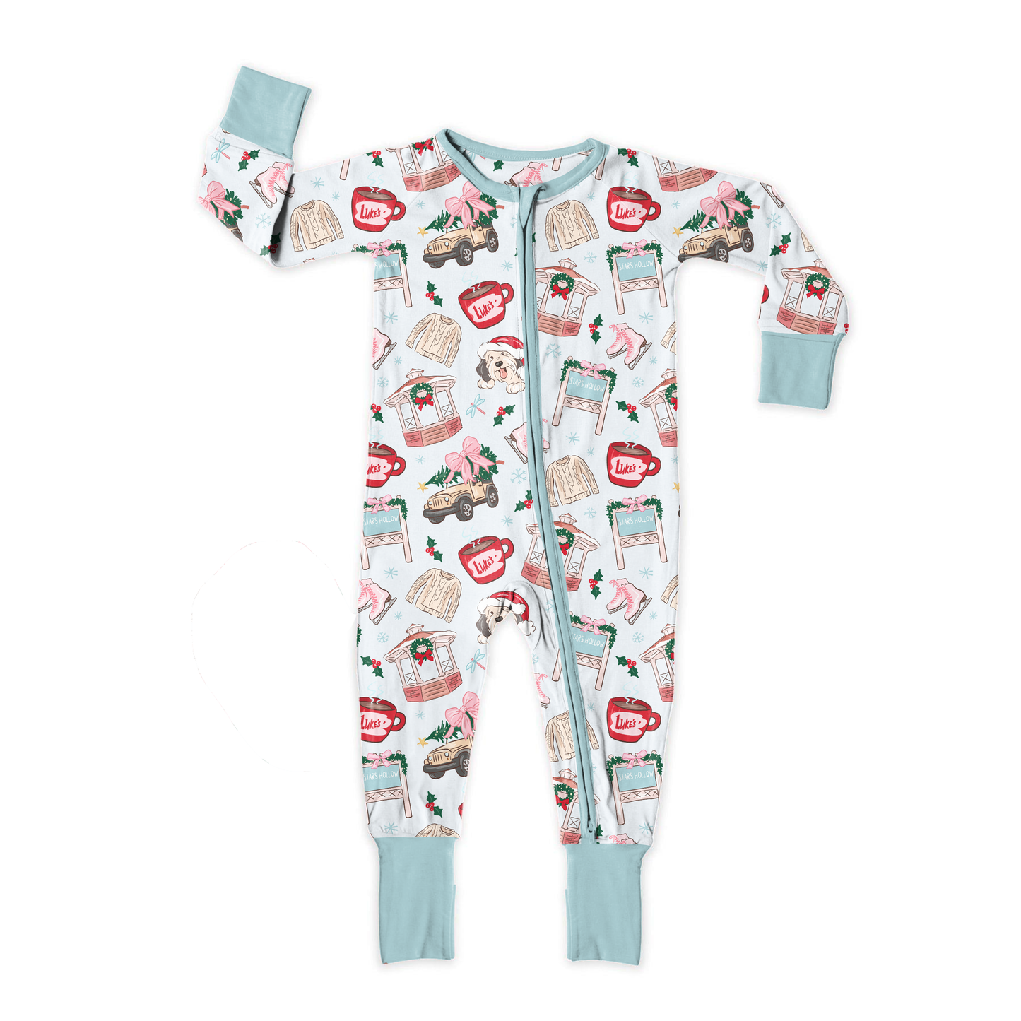 Snowy Small Town Zipper Sleeper **PreOrder**