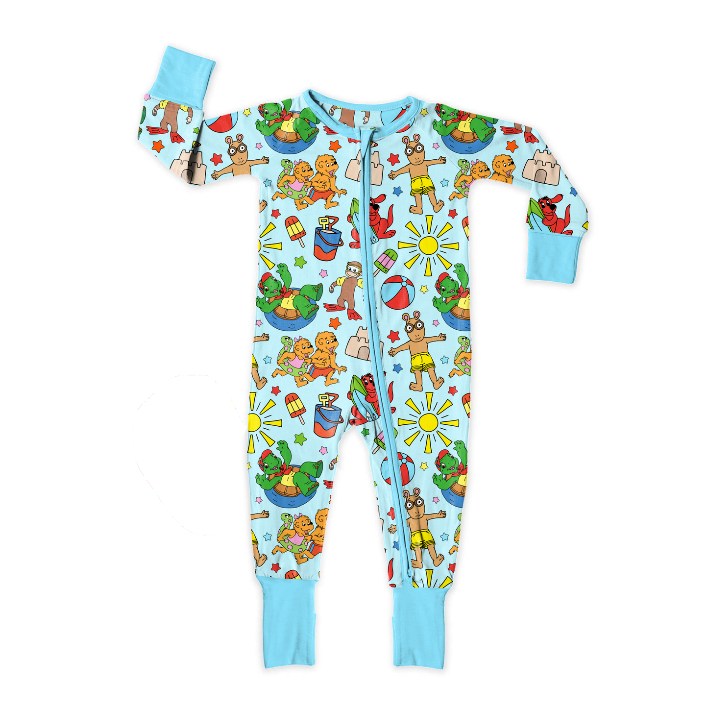 Summer Storybook Friends Zipper Sleeper *RTS*