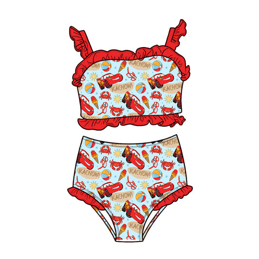 Sunny Speedster 2-piece High-Waisted Swimwear *RTS*