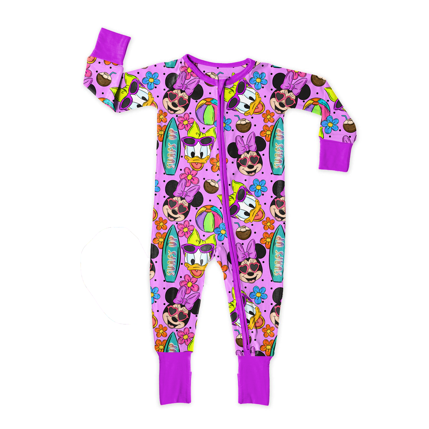 Surf Sweethearts Medically Adaptable Zipper Sleeper *RTS*