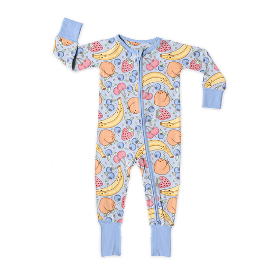 Sweet Little Fruits Zipper Sleeper *RTS*