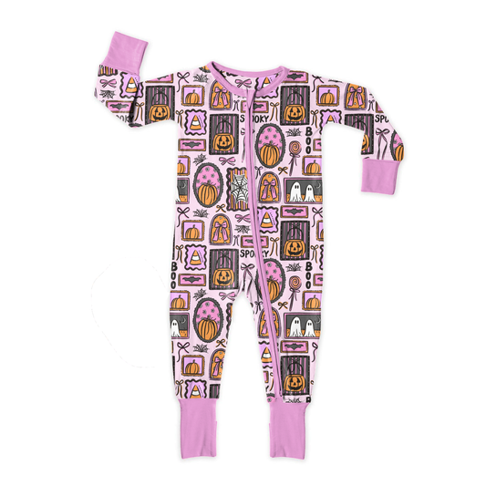 Sweet Spooky Frames Zipper Sleeper **PreOrder**