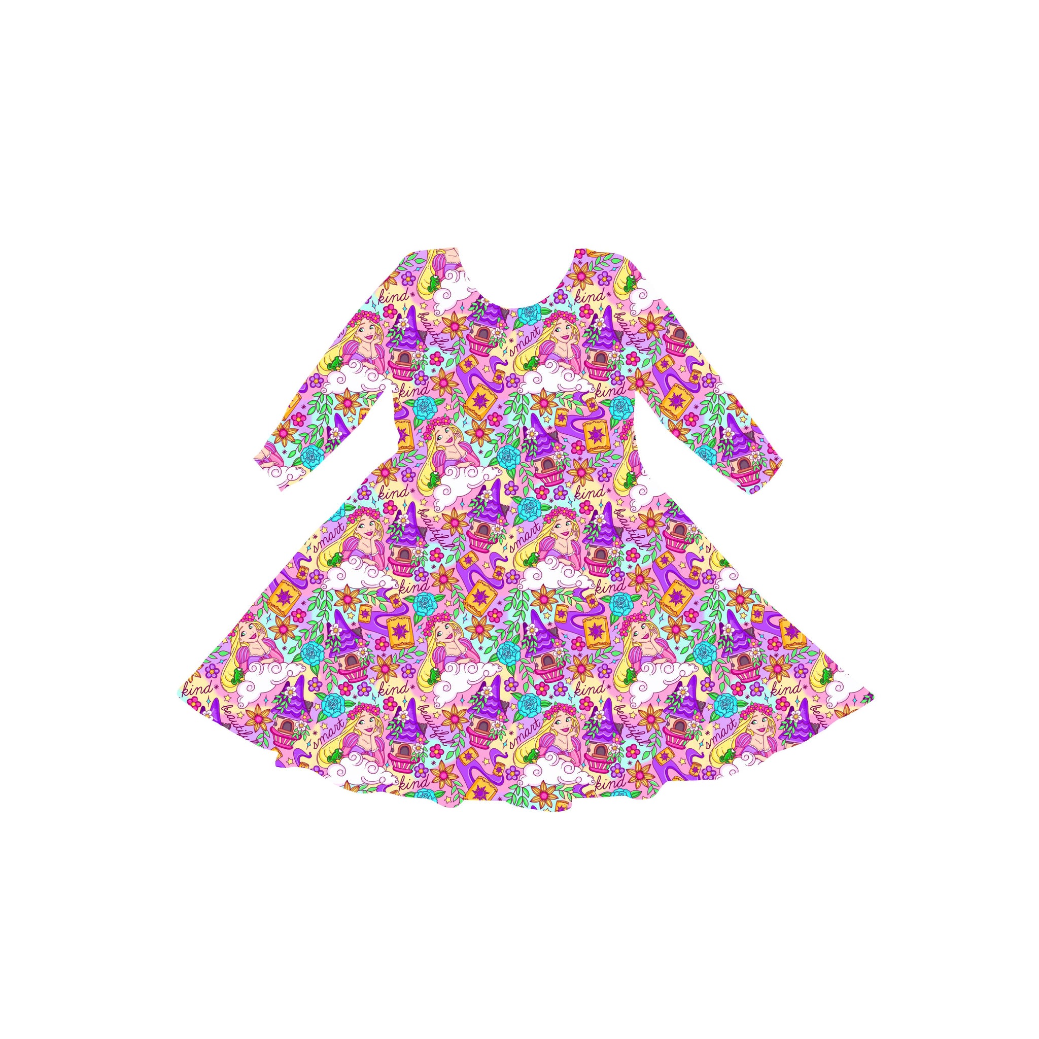 Tangled Youth Twirl Dress *RTS*