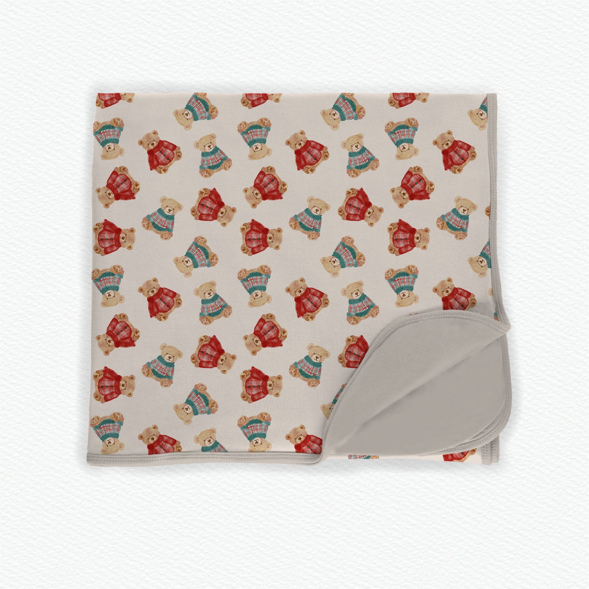 Teddy Tidings Bamboo Blanket **PreOrder**