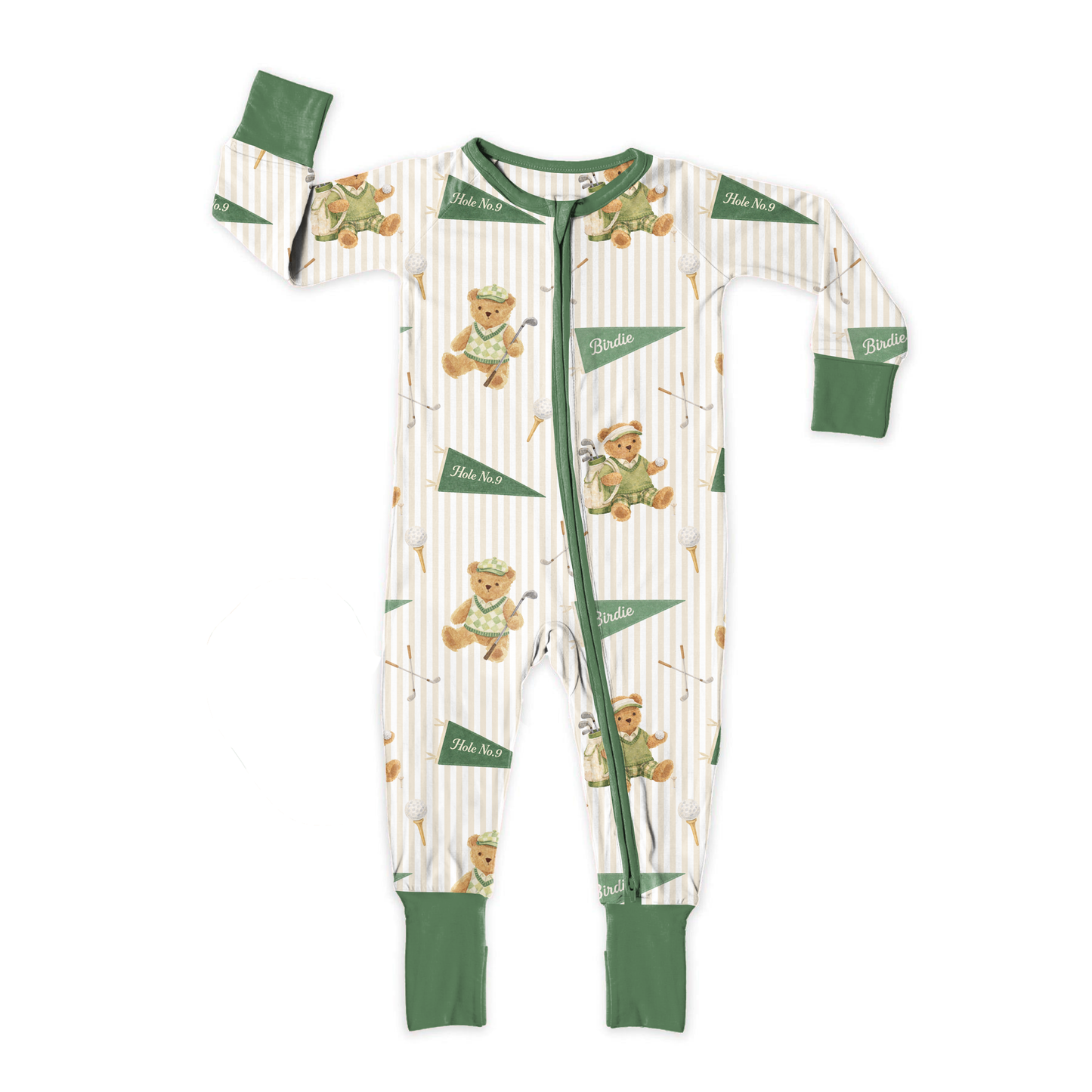 Medically Adaptable Tee Time Teddies Zipper Sleeper *RTS*