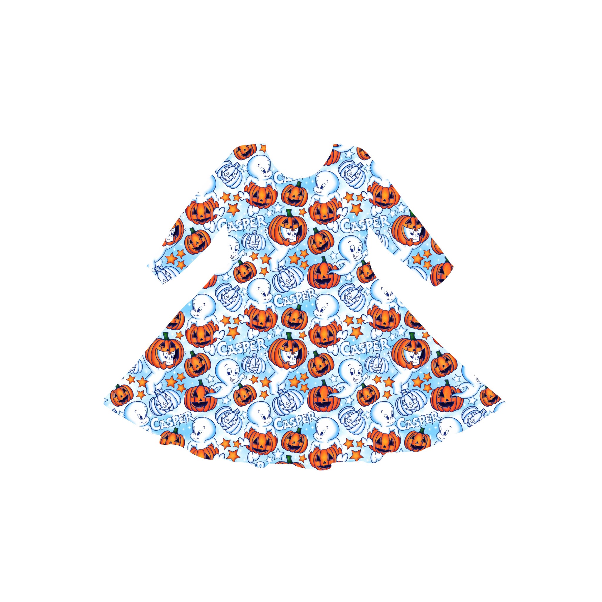 The Friendly Ghost Youth Twirl Dress *RTS*