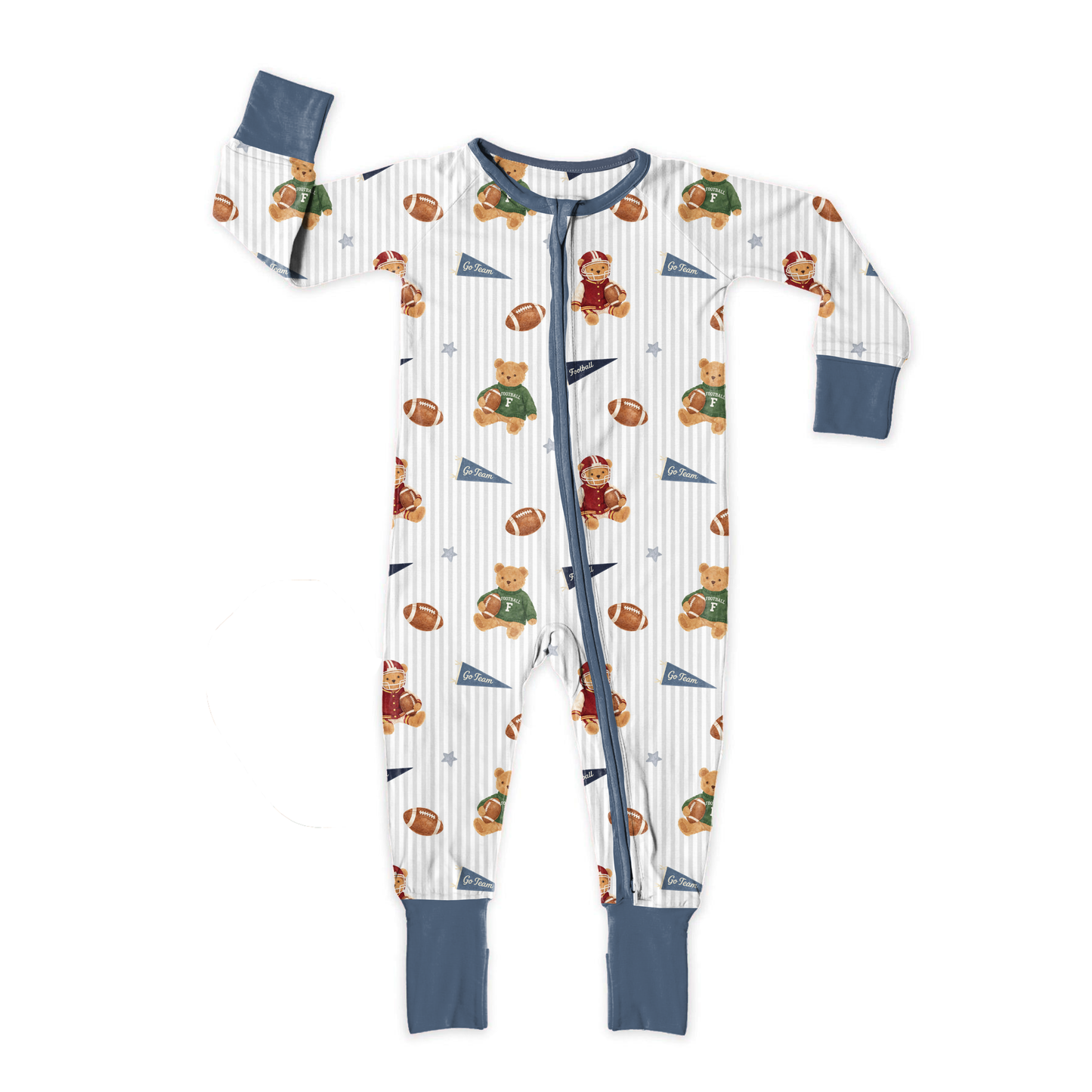 Touchdown Teddies Zipper Sleeper **PreOrder**