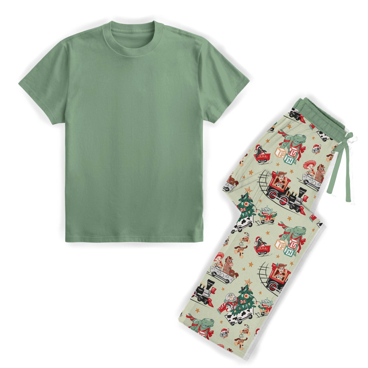 Toybox Tidings Men's Bamboo Matching Lounge Set **PreOrder**