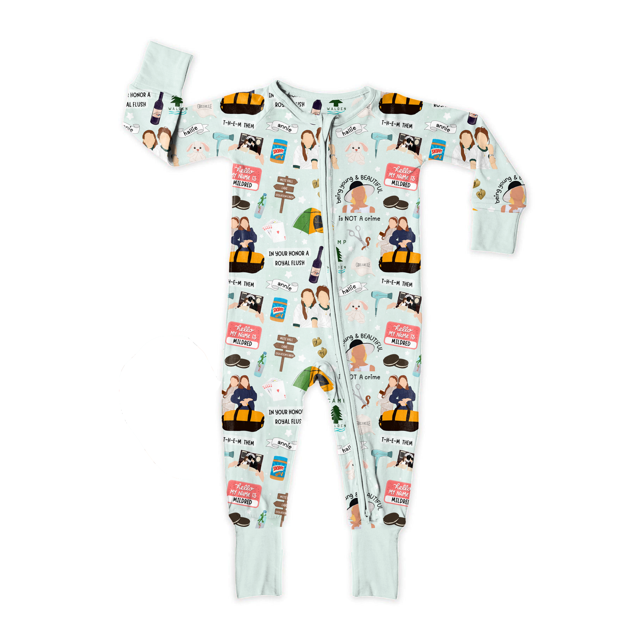 Twice The Trouble Zipper Sleeper **PreOrder**