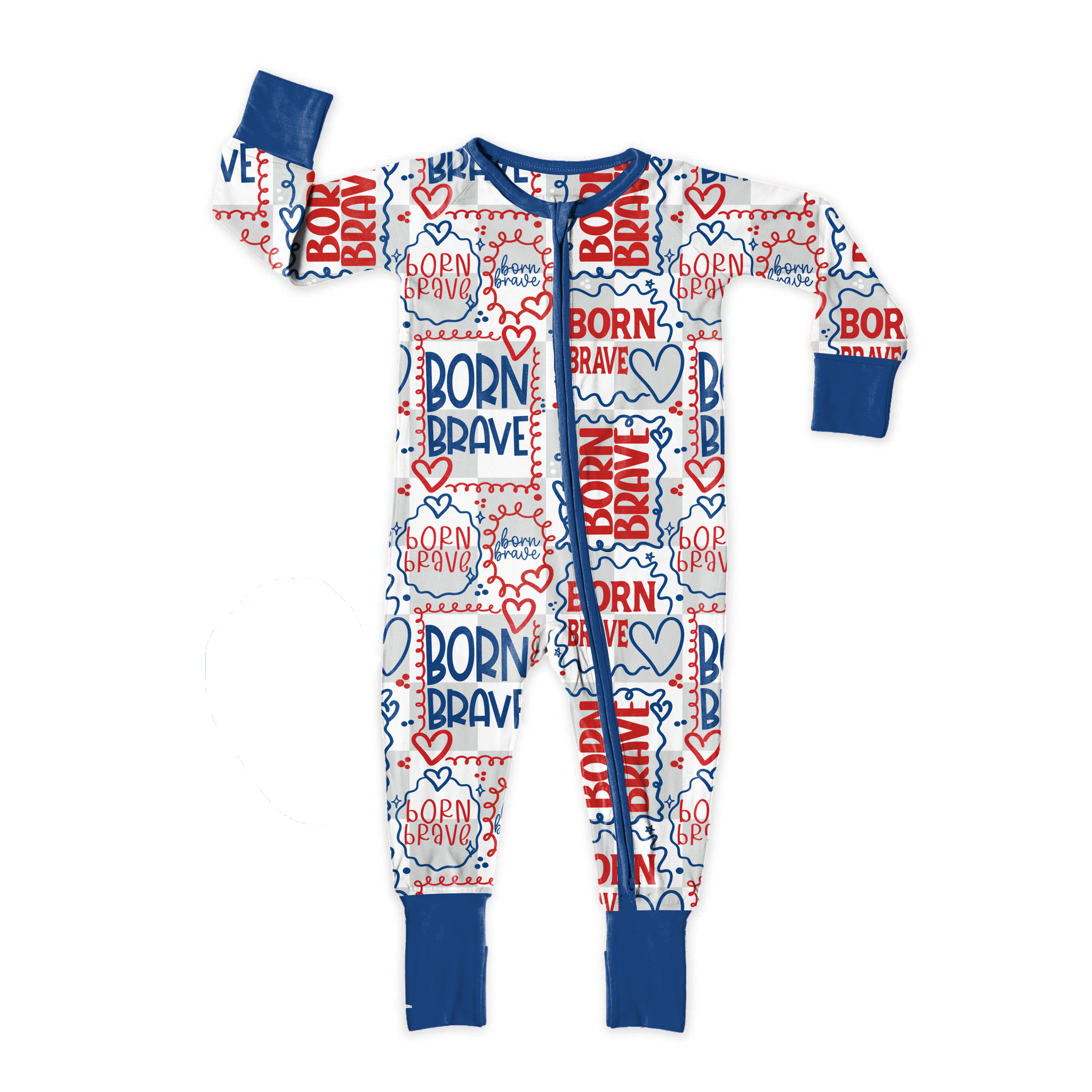 Born Brave Zipper Sleeper **PreOrder**