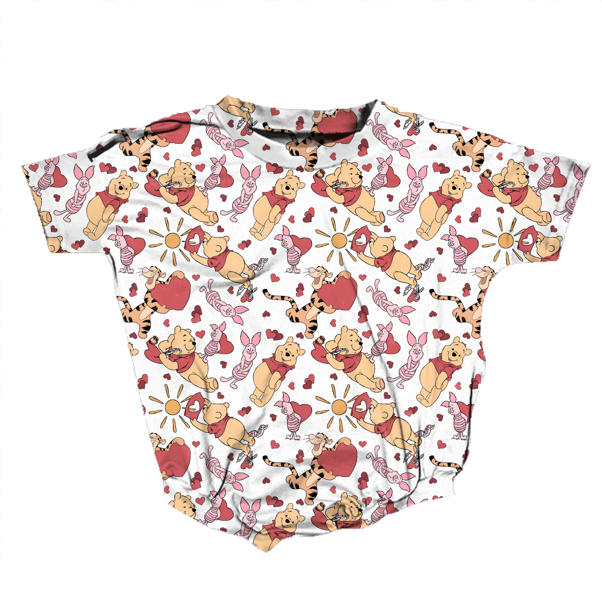 Love You Beary Much Romper **Preorder**