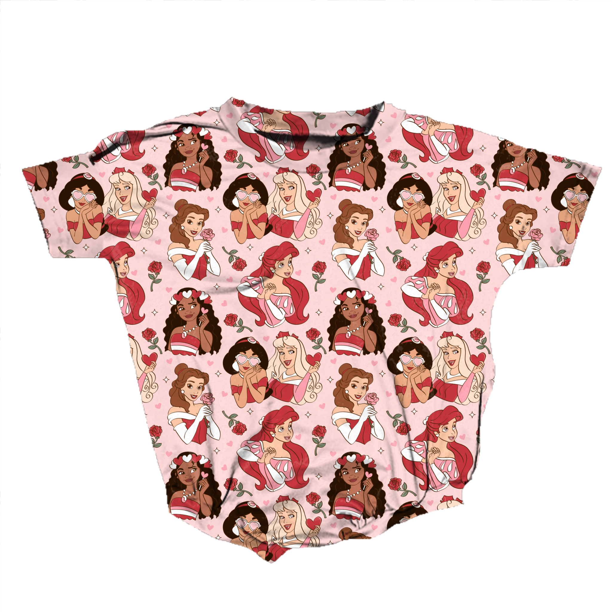 Royal Hearts & Roses Romper **Preorder**