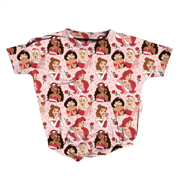 Royal Hearts & Roses Romper *RTS*