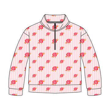 Rose Garden Quarter Zip-Up **PreOrder**