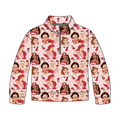 Royal Hearts & Roses Quarter Zip-Up *RTS*