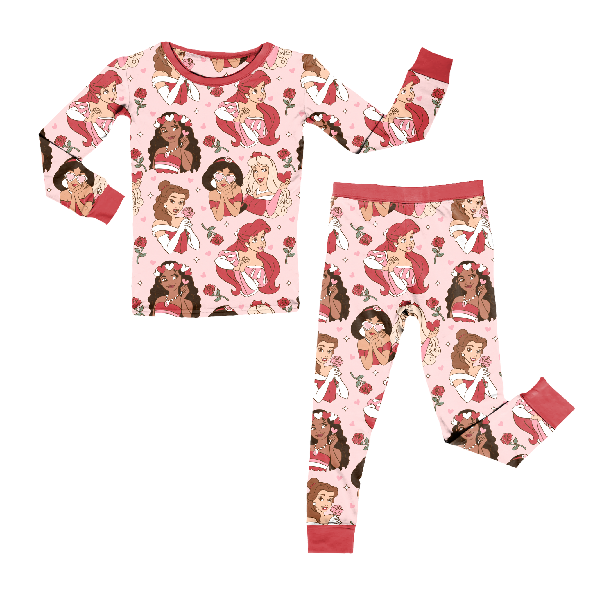 Royal Hearts & Roses Youth Pant Set **PreOrder**
