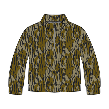 Camo Chaos Quarter Zip-Up **PreOrder**