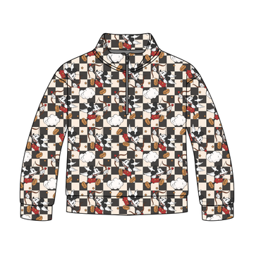 Vintage Valentine Quarter Zip-Up **PreOrder**