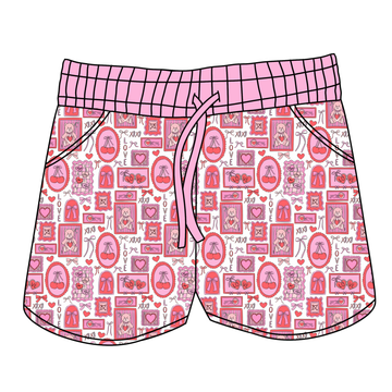Love Letters Women's Shorts **PreOrder**