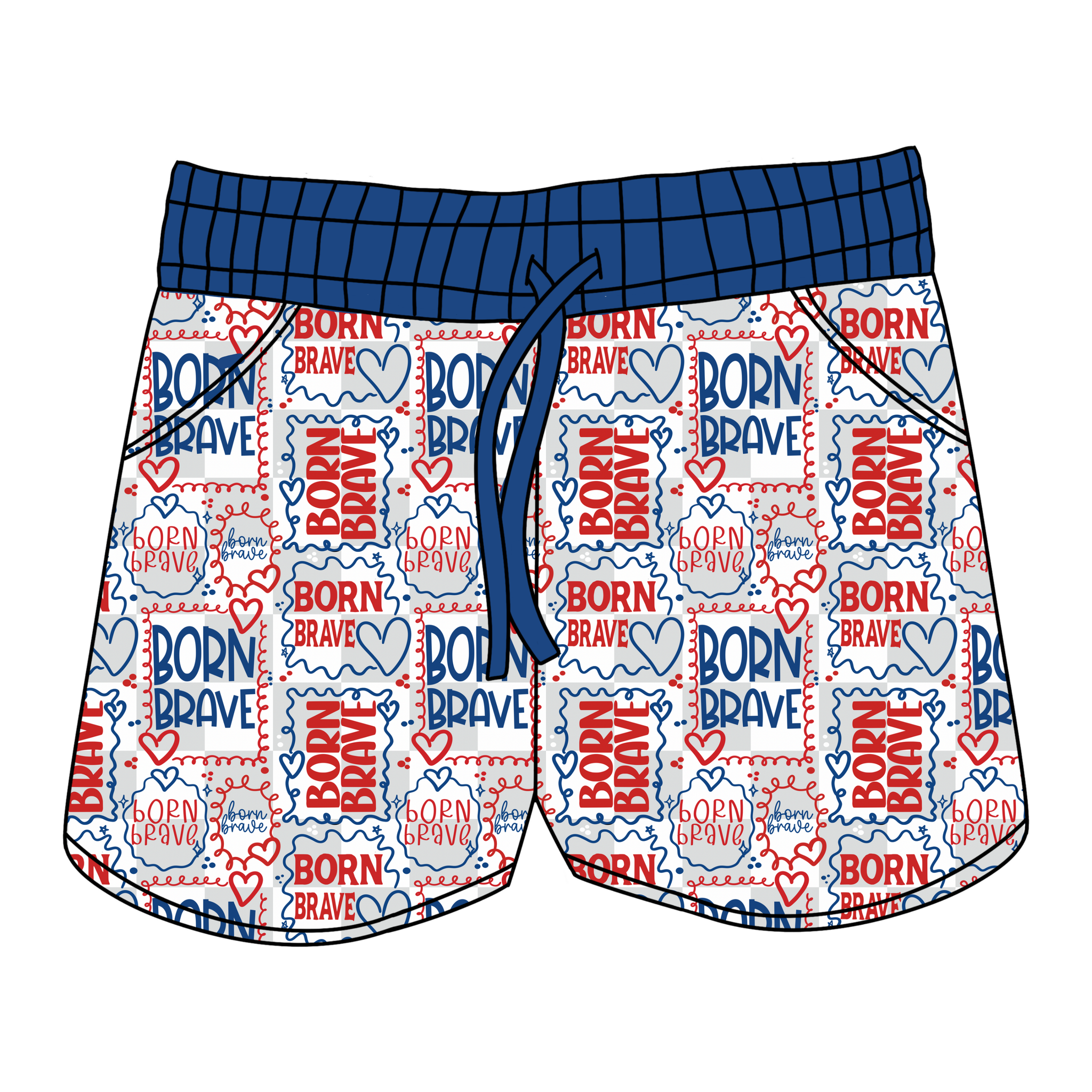 Born Brave Women's Shorts **PreOrder**