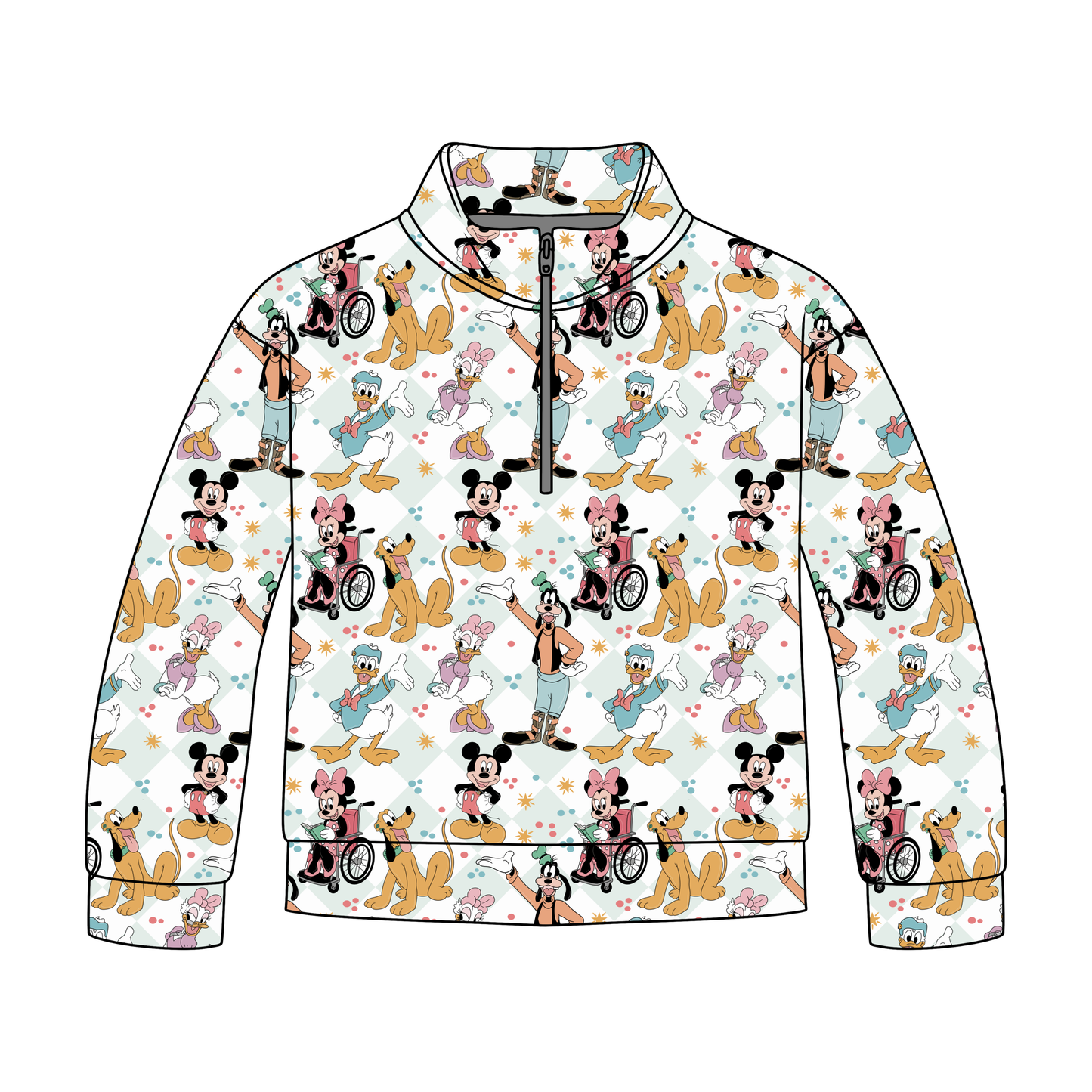 Magical Medical Friends Quarter Zip-Up *RTS*