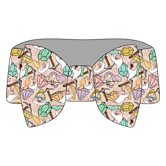Mine Crew Cuties  Bamboo Bow Headband *RTS*