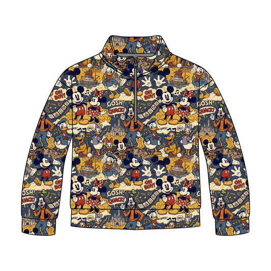 Vintage Toons Quarter Zip-Up **PreOrder**