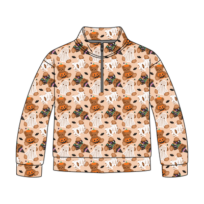 Boo Bear Bash Quarter Zip-Up **PreOrder**