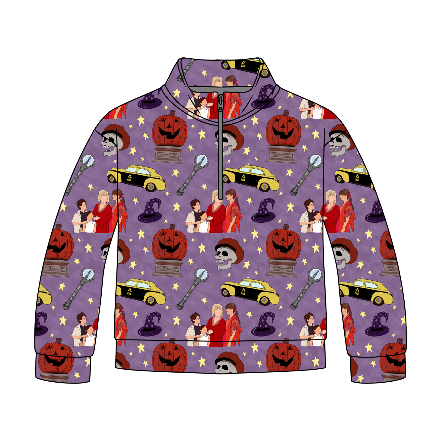 Town of Tricks and Treats Quarter Zip-Up **PreOrder**