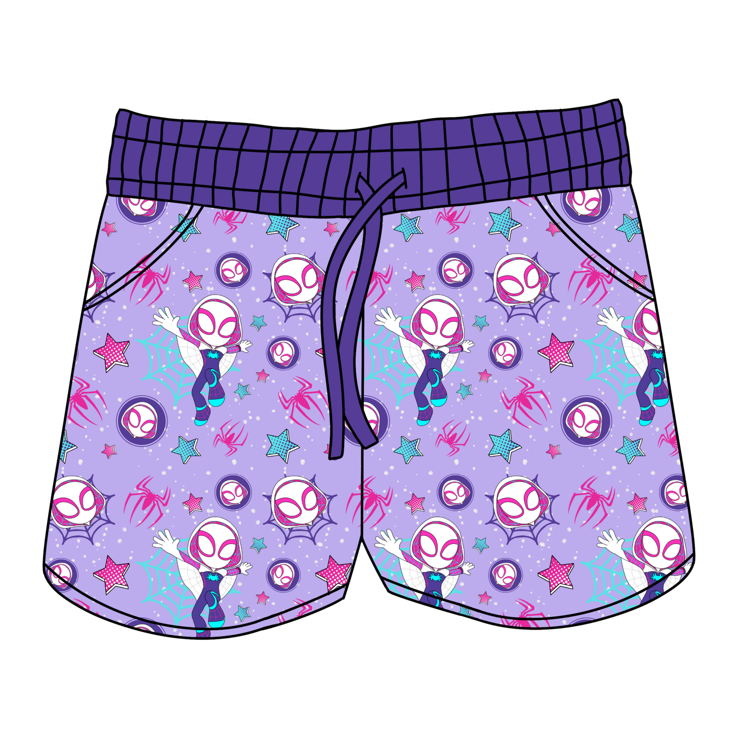 Webbed Wonder Girl Women's Shorts *RTS*