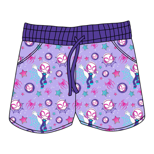 Webbed Wonder Girl Women's Shorts *RTS*