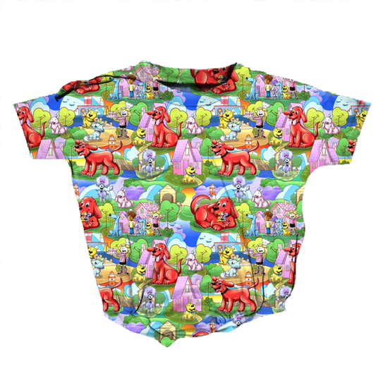 Big Red Adventures Romper *RTS*