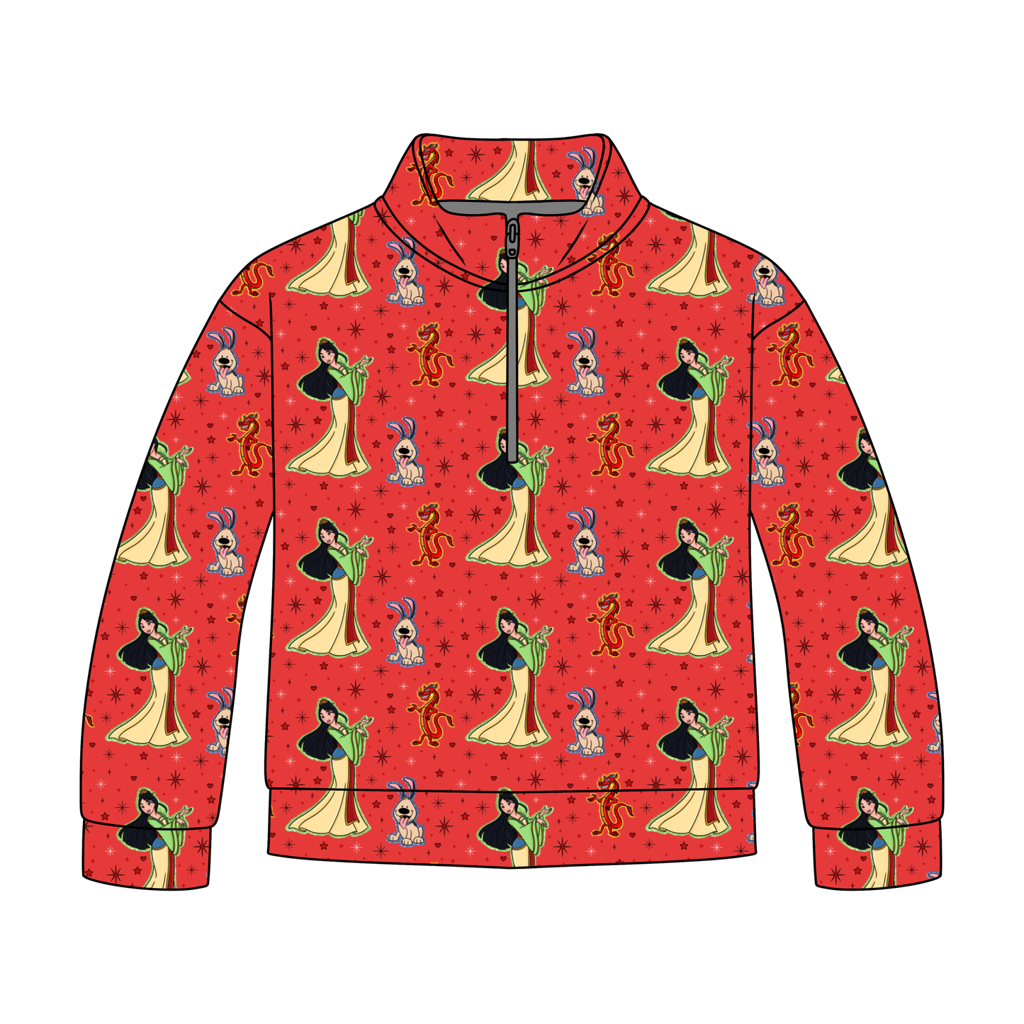 Mulan Magic Quarter Zip-Up *RTS*