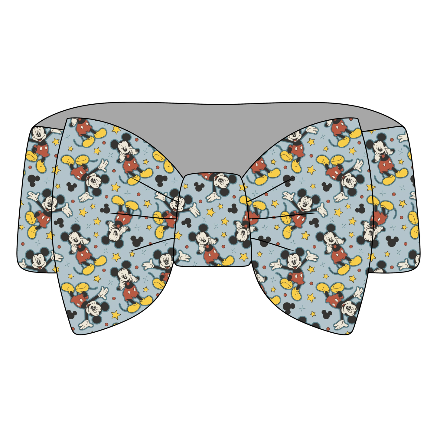 Main Street Mouse Bamboo Bow Headband **PreOrder**