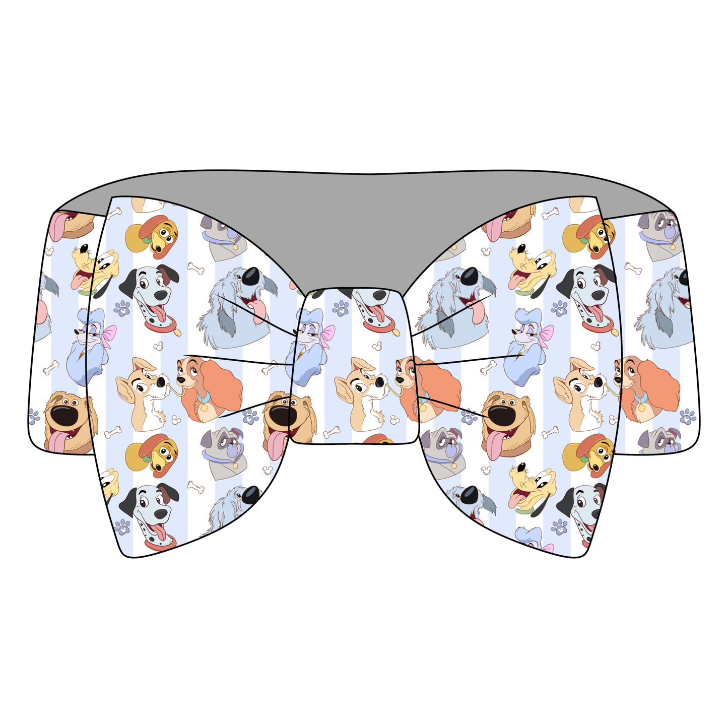Pawfect Friends  Bamboo Bow Headband *RTS*