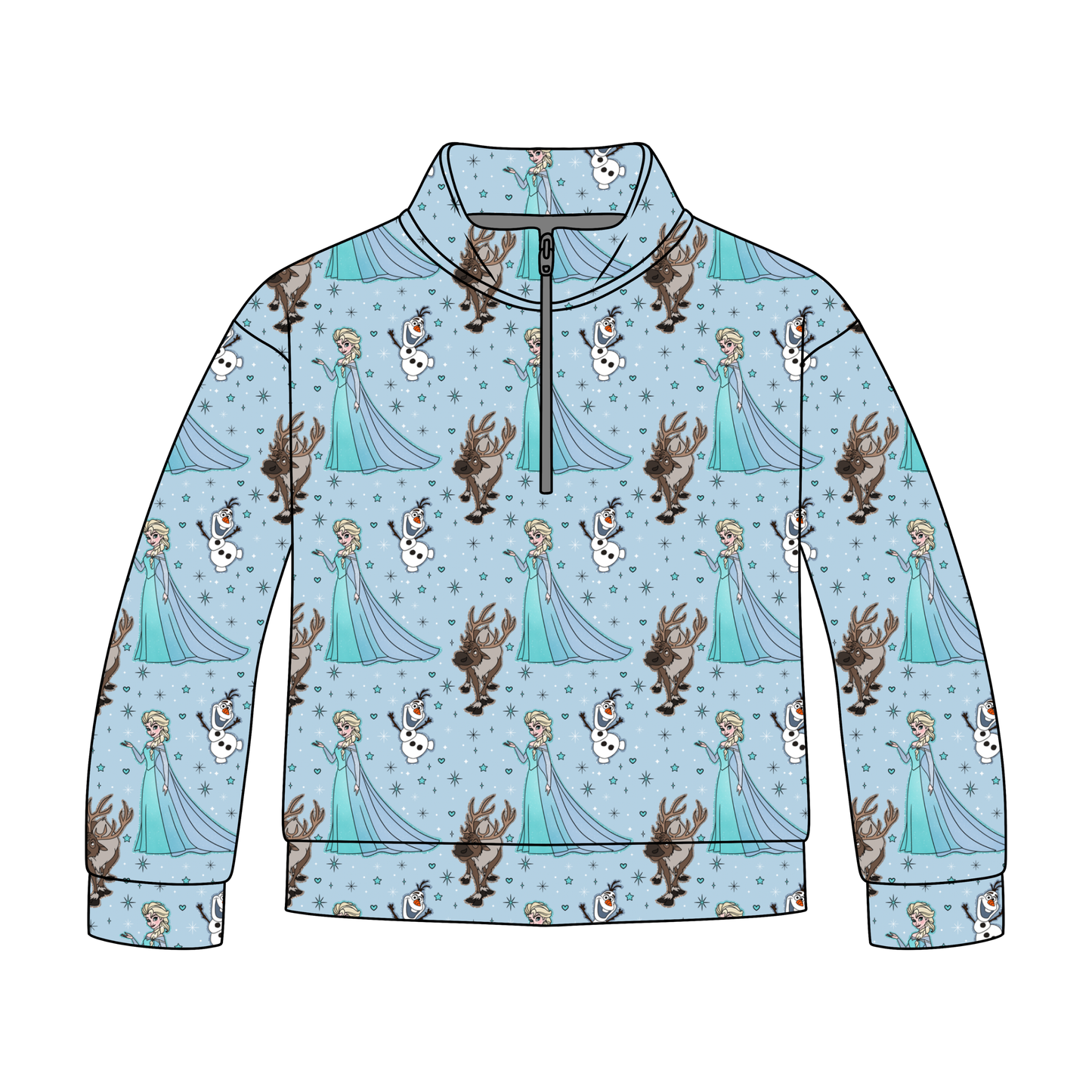 Frosted Wonderland Quarter Zip-Up *RTS*