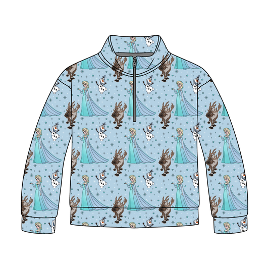 Frosted Wonderland Quarter Zip-Up *RTS*