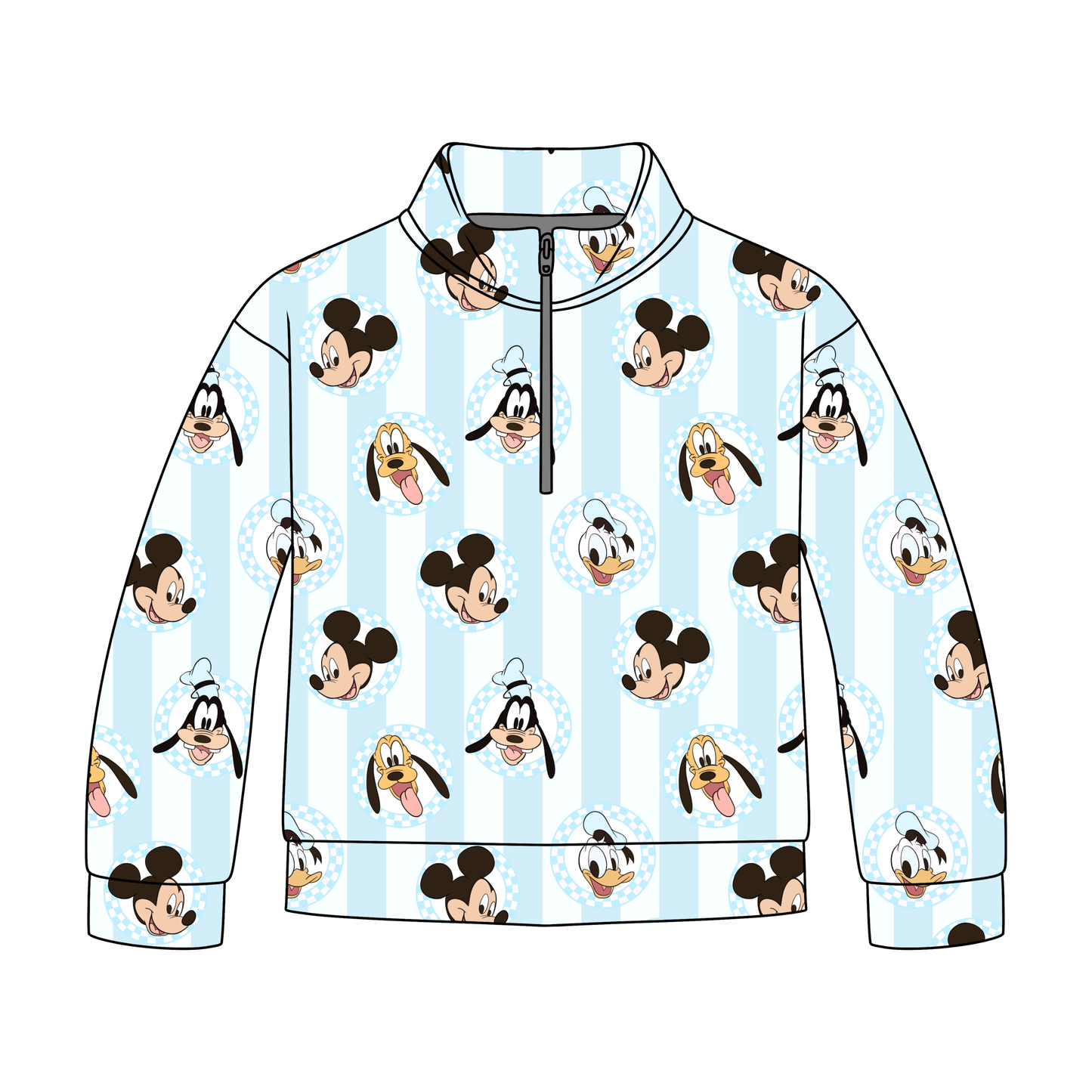 Oh Boy Club Quarter Zip-Up *RTS*