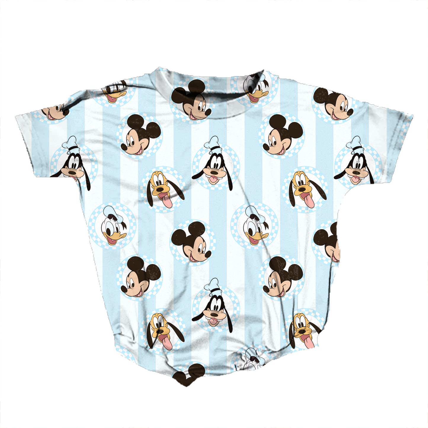 Oh Boy Club Medically Adaptable Romper *RTS*